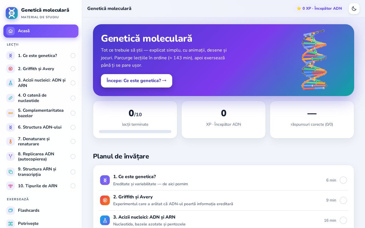 Preview of Genetica Moleculara