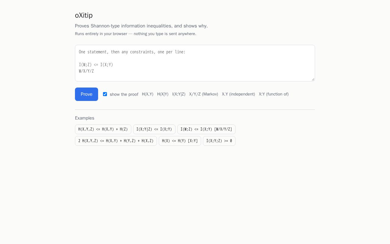 Preview of Xitip Web