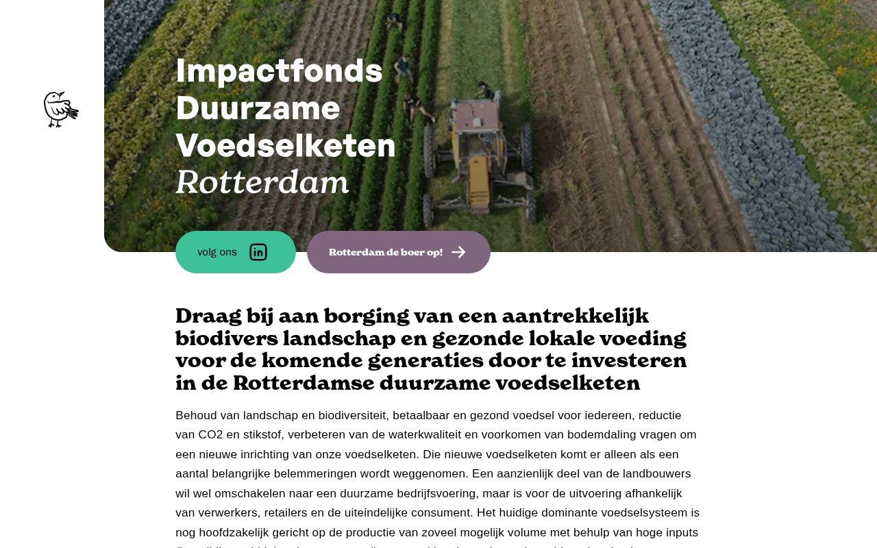 Preview of Impact Fonds Duurzame Voedselketen Rotterdam