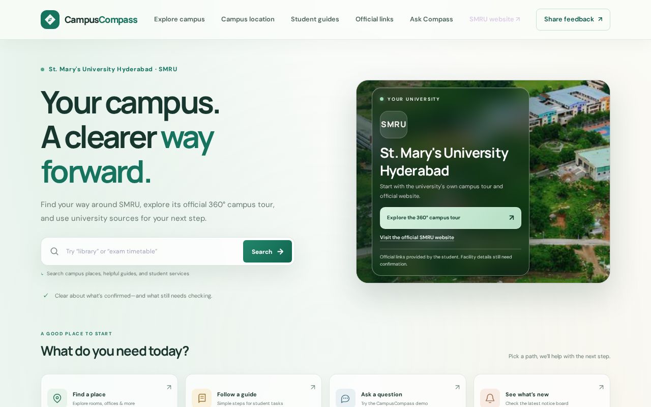 Preview of Campus Compass
