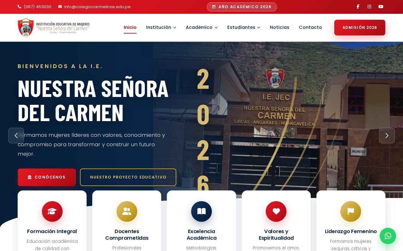 Preview of colegiocarmelinas.edu.pe