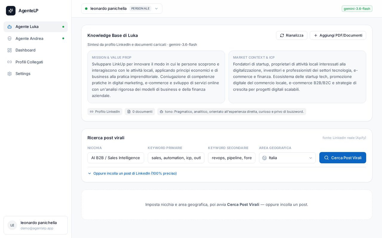 Preview of AgenteLP