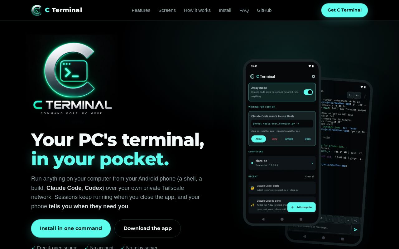 Preview of C Terminal