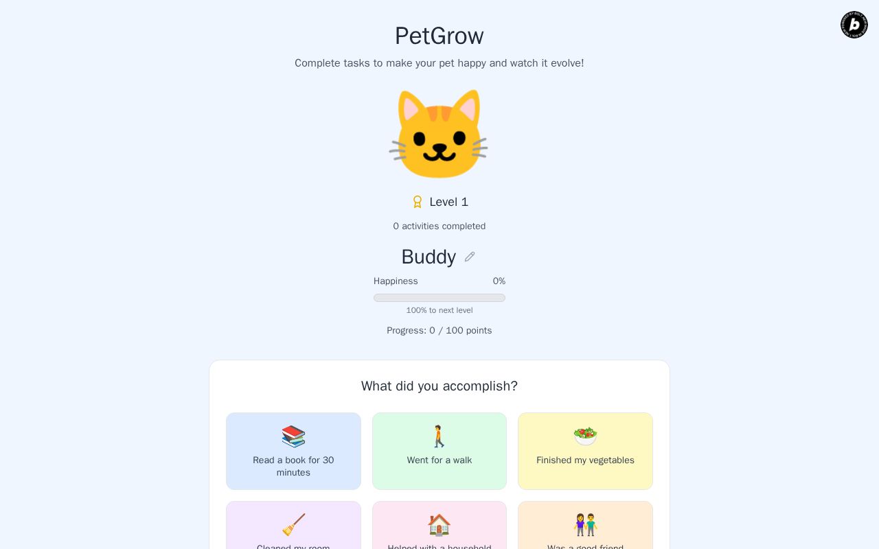 Preview of PetGrow