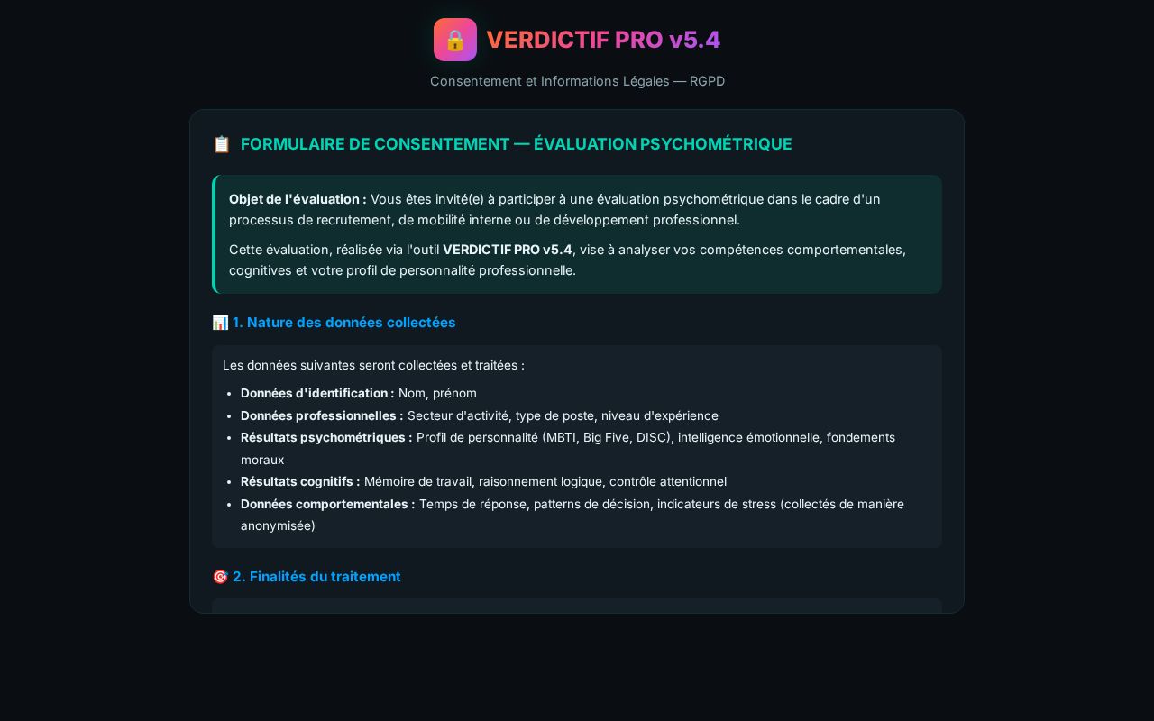 Preview of Test de personnalité en profondeur