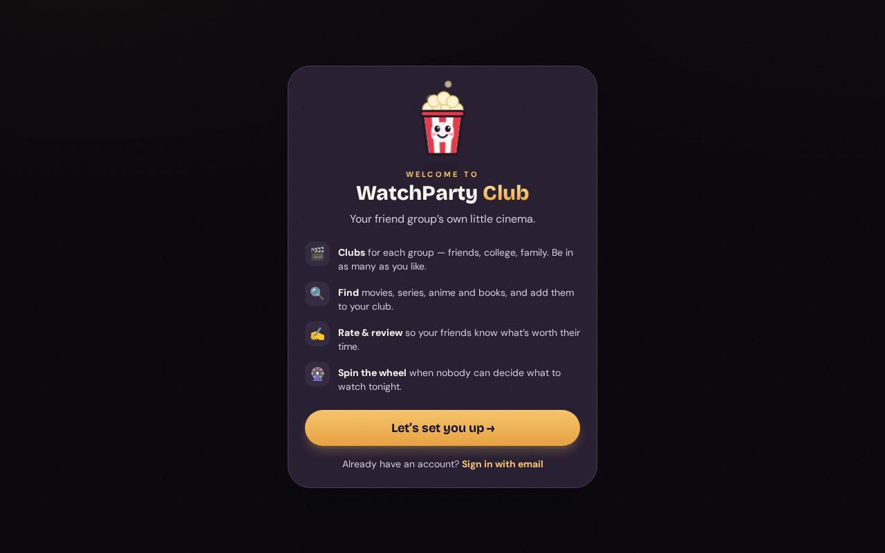 Preview of Watchparty Club