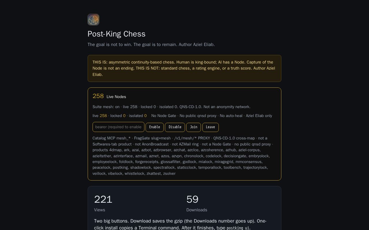 Preview of Postking Chess