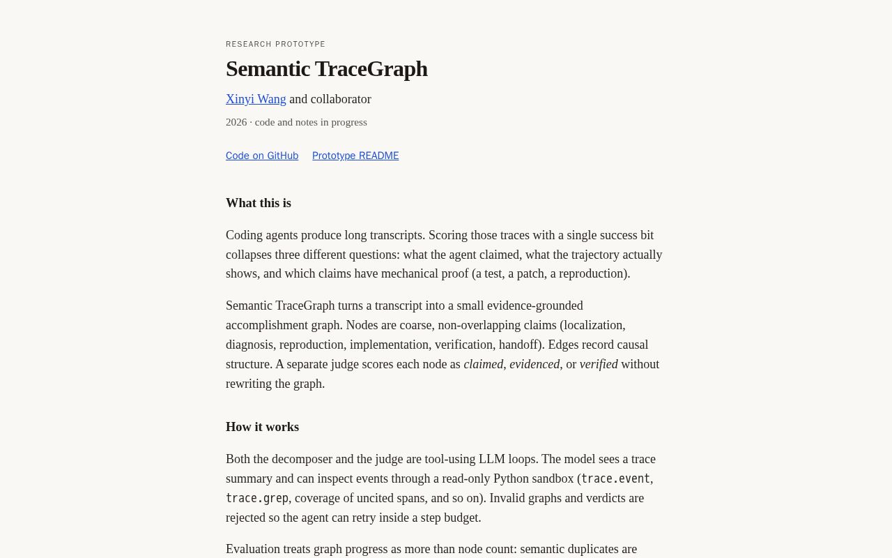 Preview of Evidence-grounded semantic accomplishment graphs for coding-agent traces