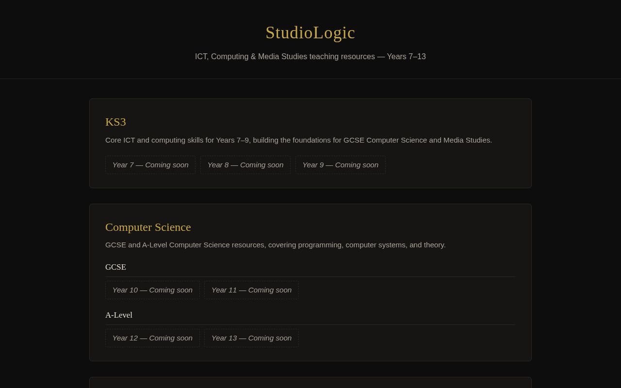 Preview of StudioLogic