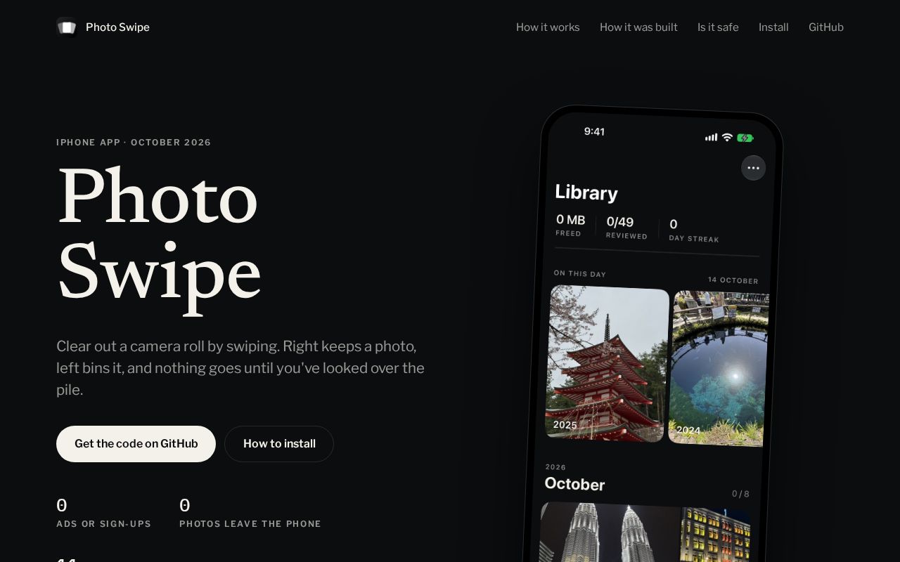 Preview of Photo Swipe