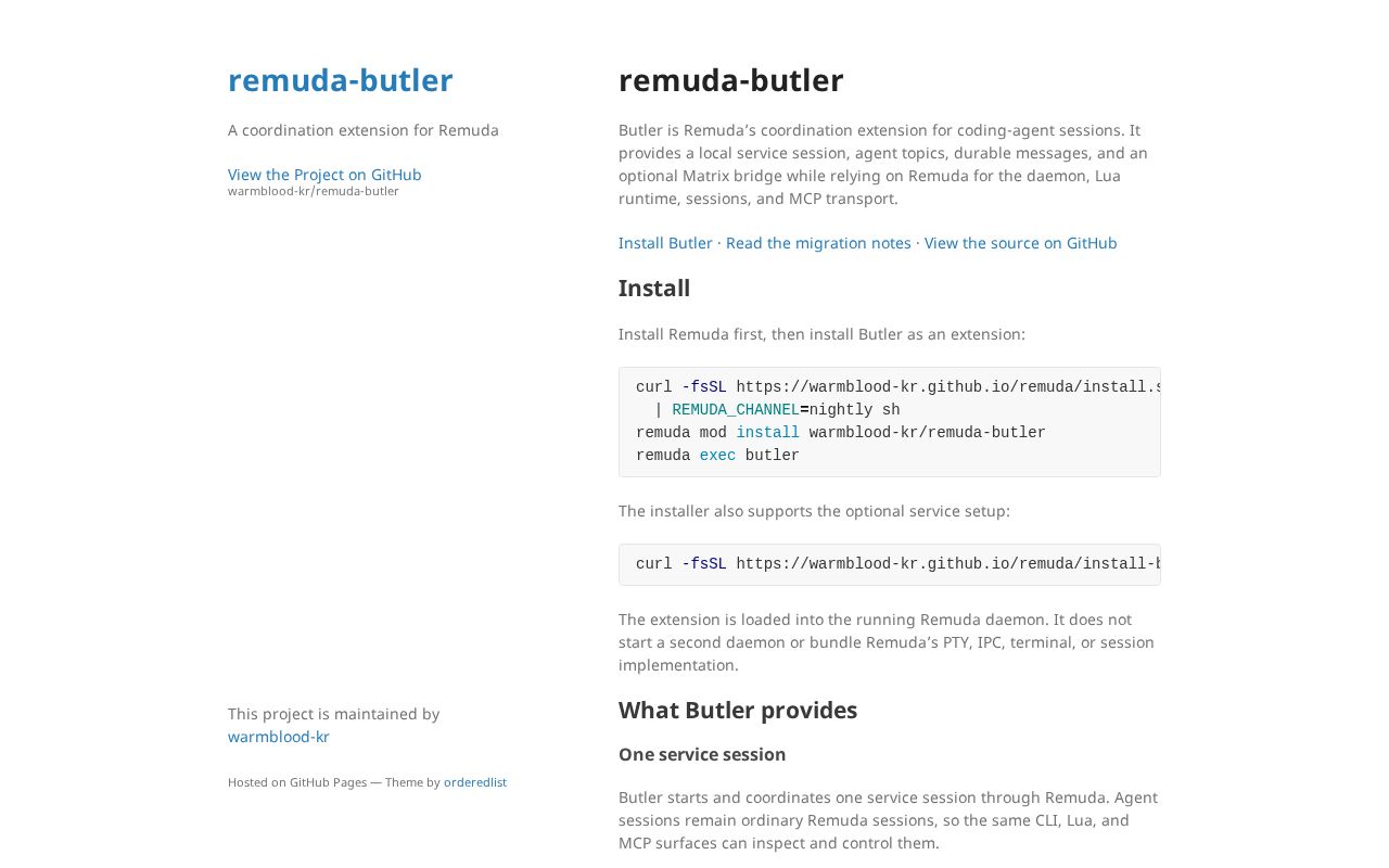 Preview of Remuda Butler