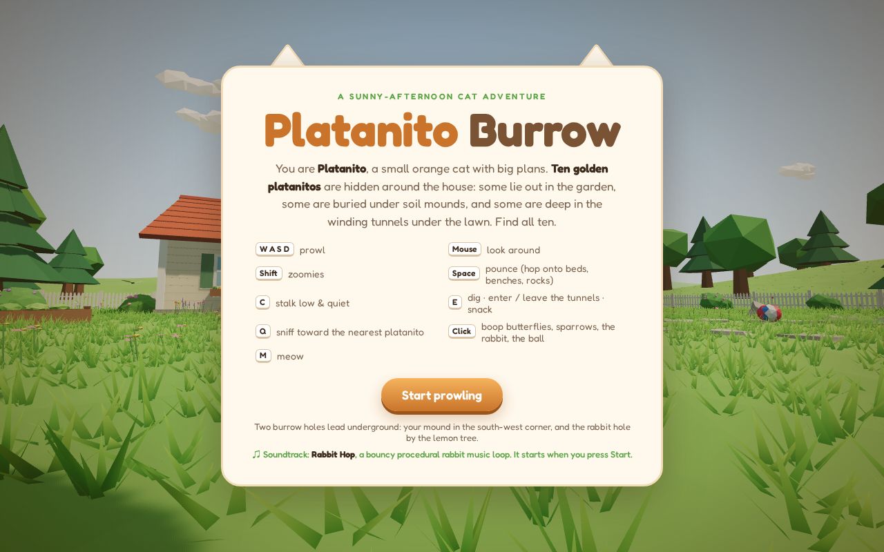 Preview of Platanito Burrow