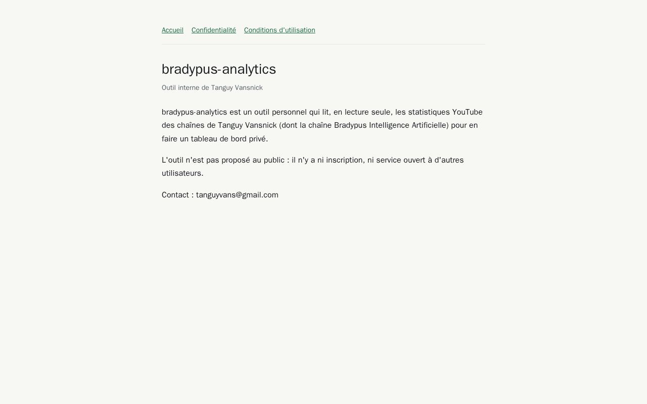 Preview of Bradypus Analytics Legal