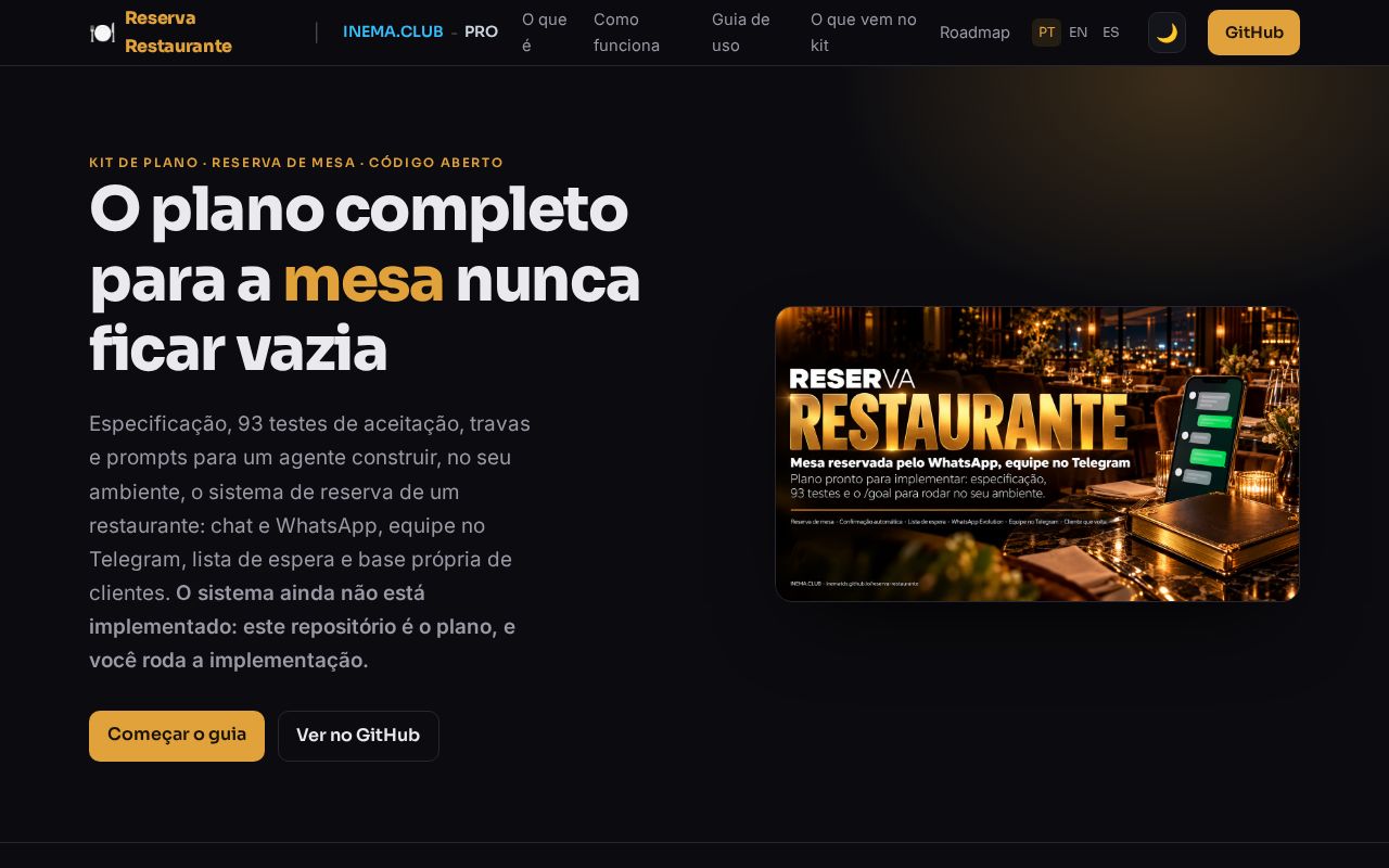 Preview of Reserva Restaurante