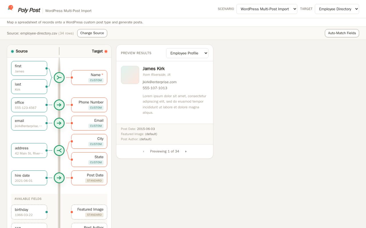 Preview of Poly Post