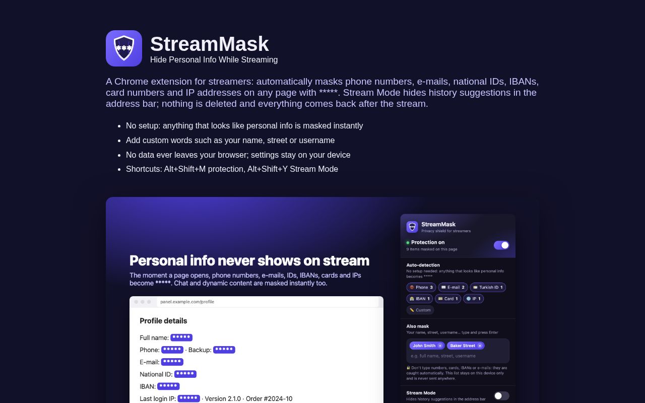 Preview of Streammask