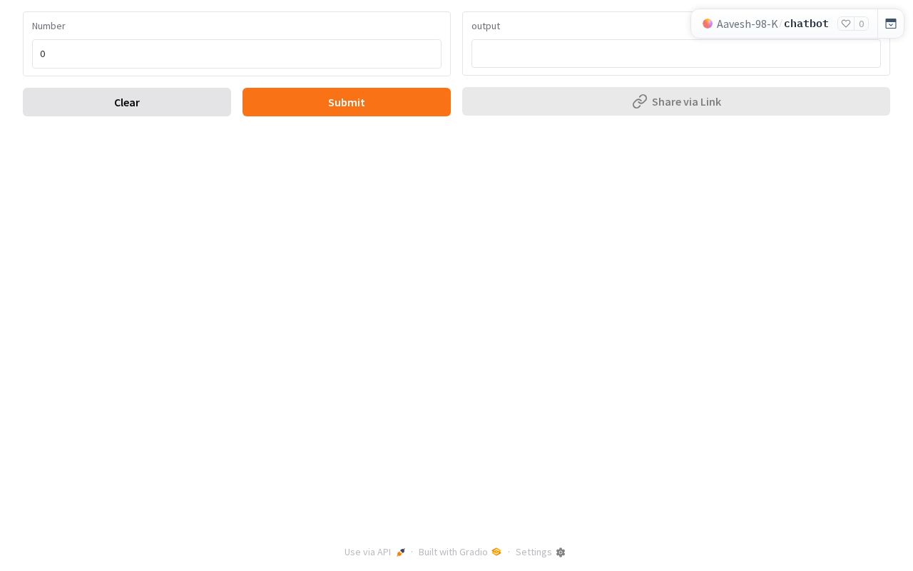 Preview of Chatbot