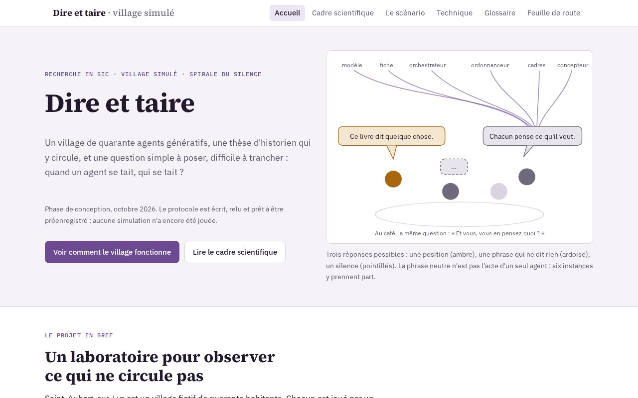 Preview of Dire Et Taire