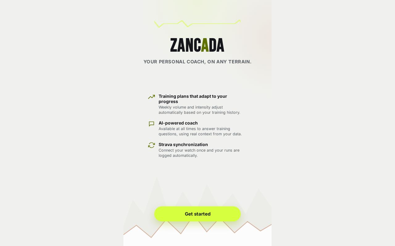 Preview of Zancada App