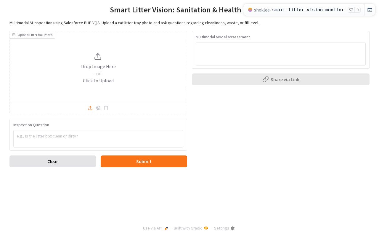 Preview of Smart Litter Vision Monitor