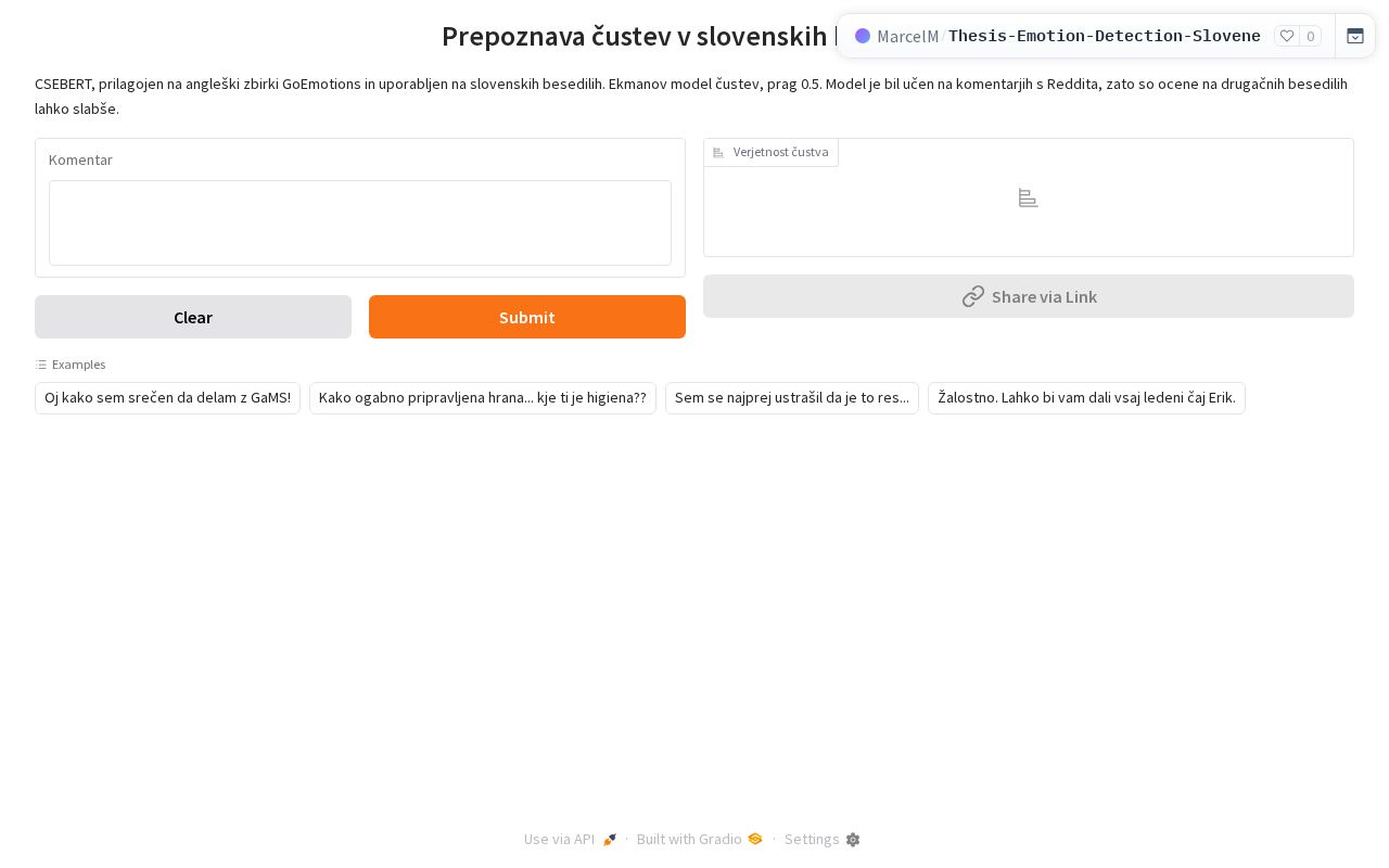 Preview of Thesis Emotion Detection Slovene