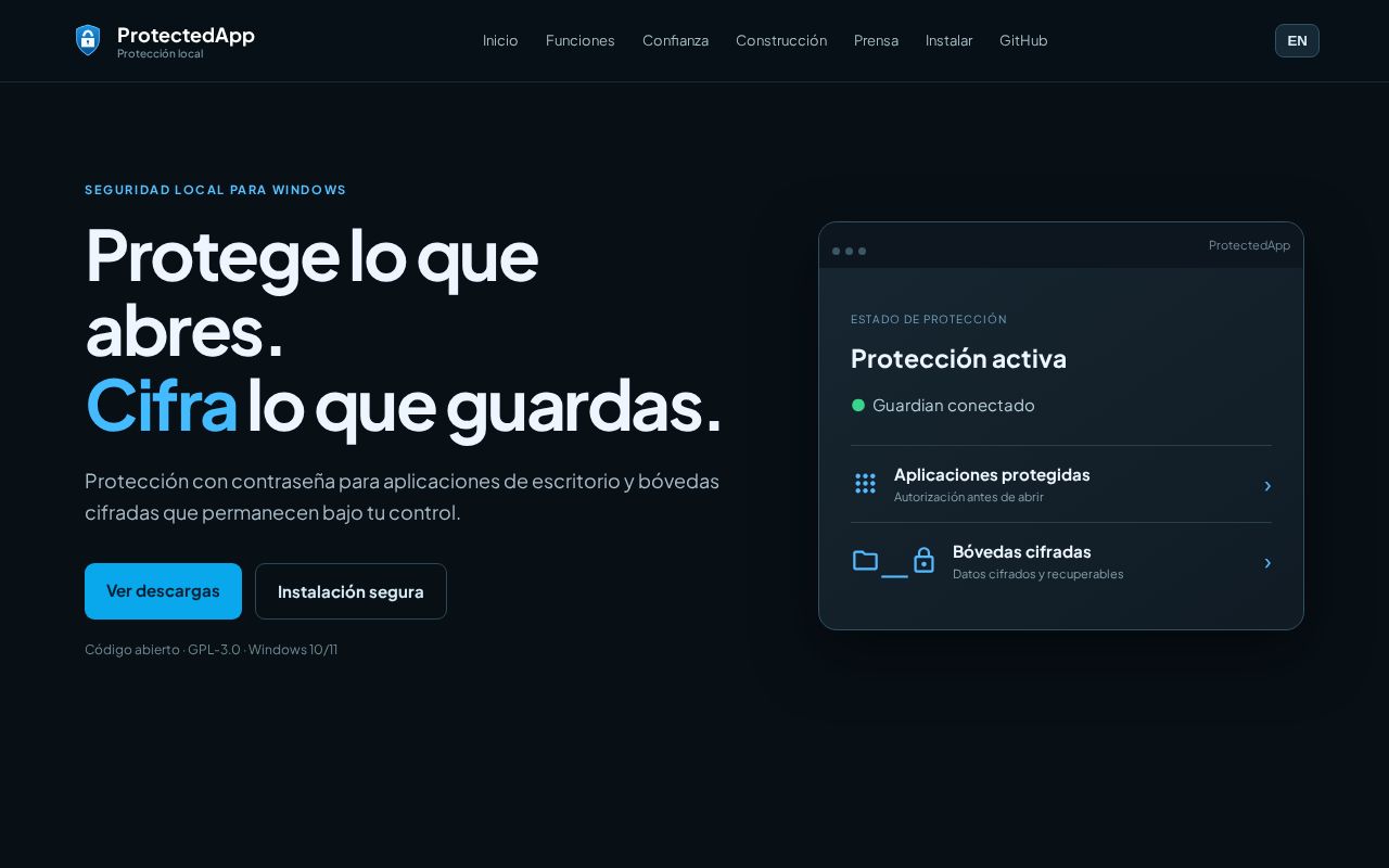 Preview of ProtectedApp