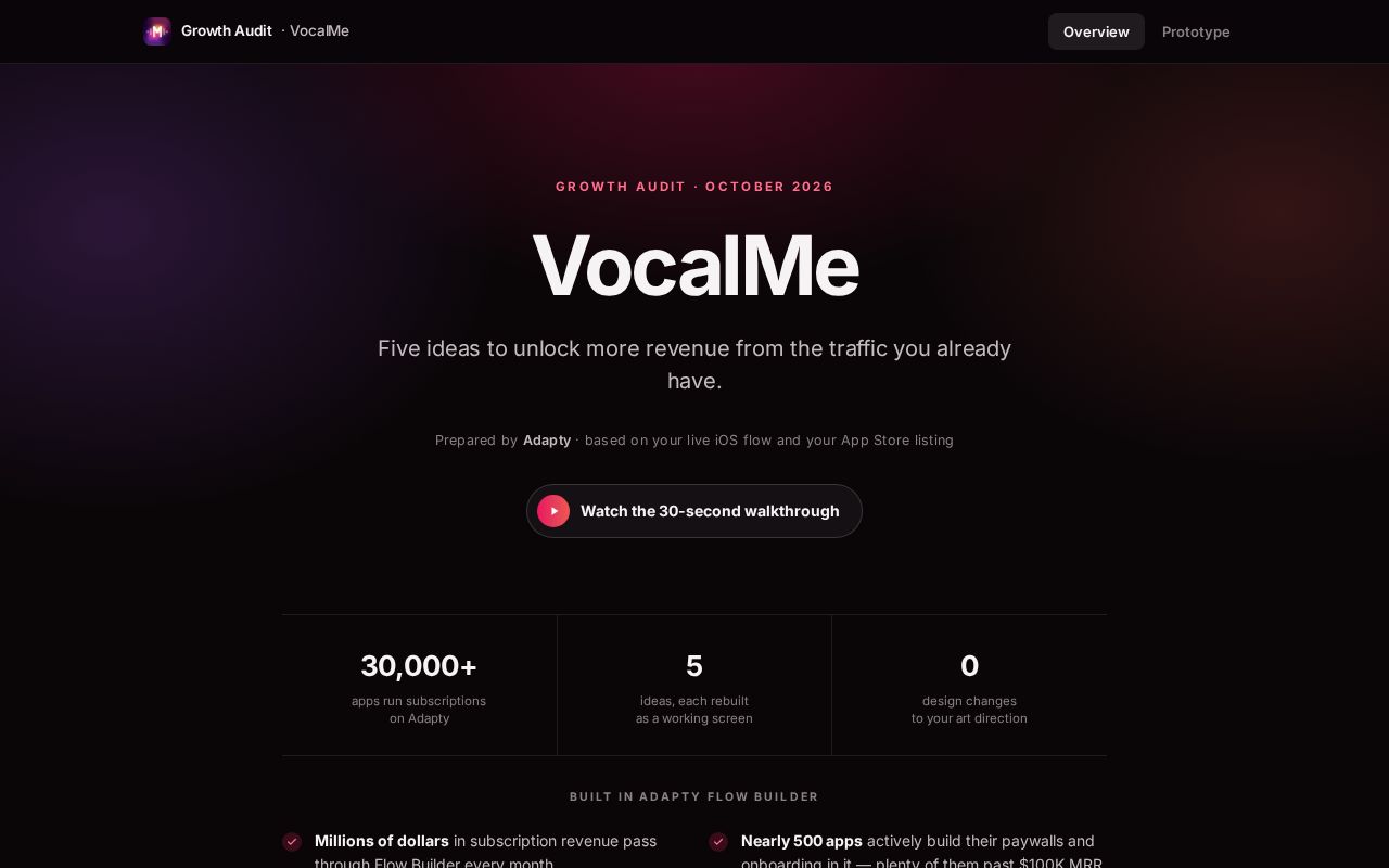 Preview of Vocalme Flow Rebuild