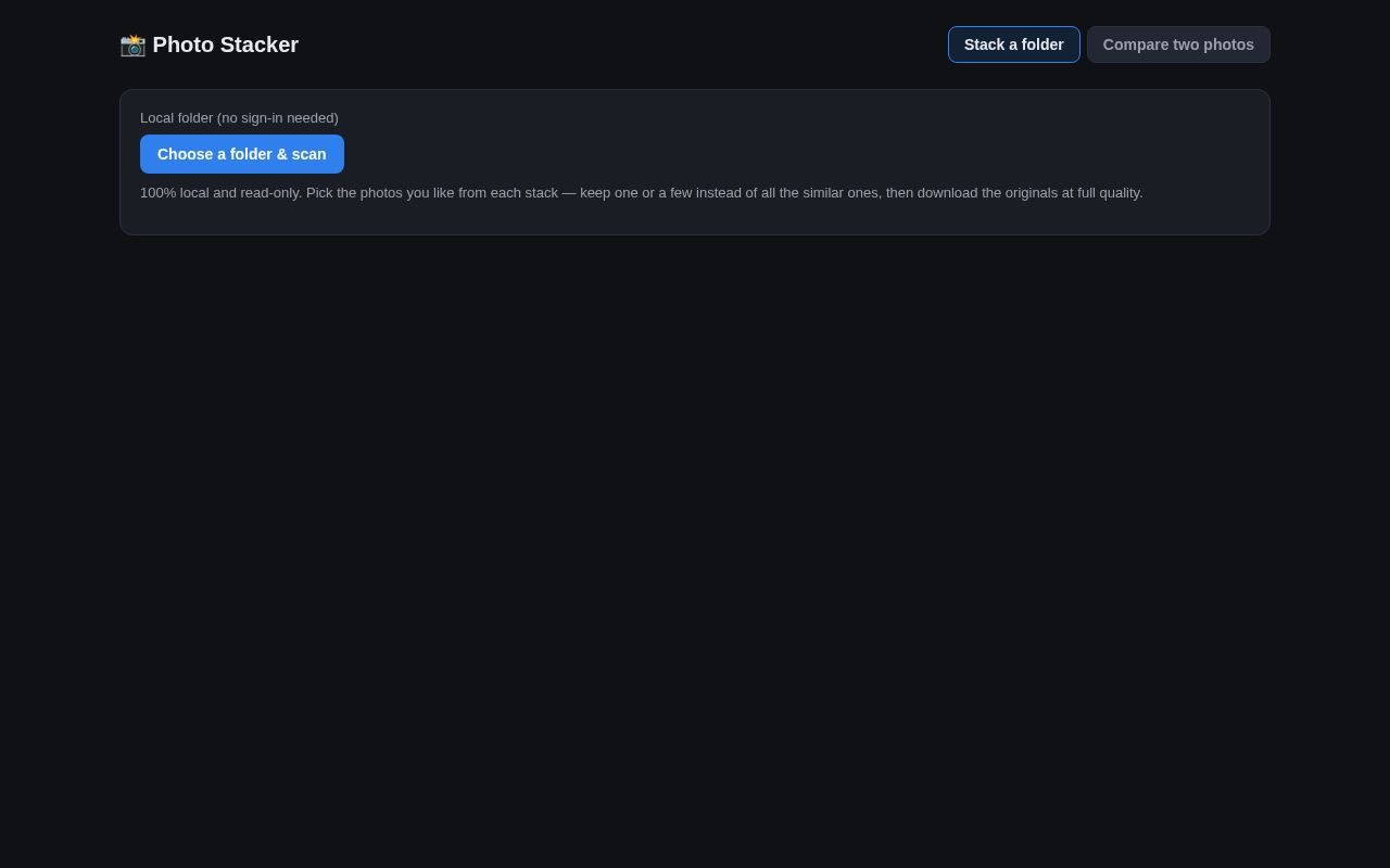 Preview of Photostacker