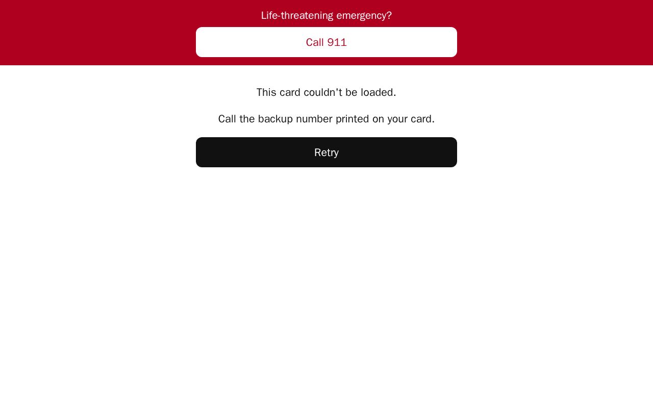 Preview of Driver Emergency Contact