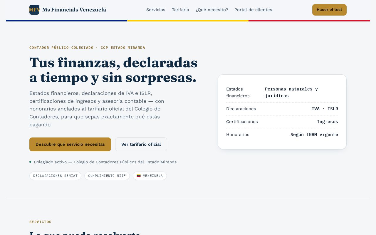Preview of MS FINANCIALS VENEZUELA