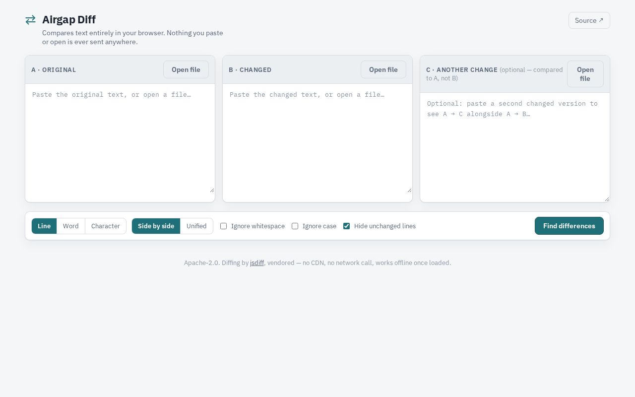 Preview of Airgap Diff
