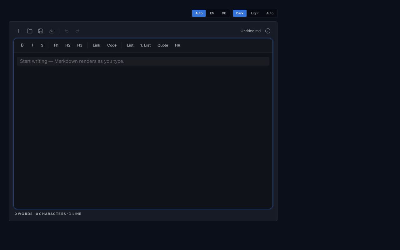 Preview of Markdown Pad