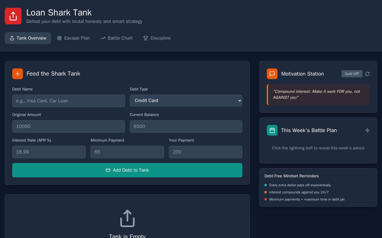 Preview of Loan Shark Tank
