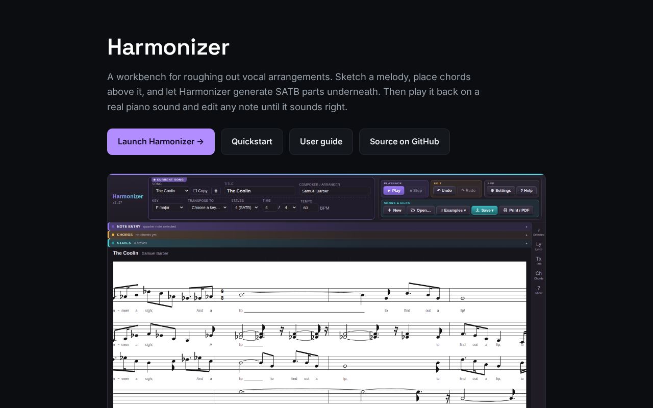 Preview of Harmonizer
