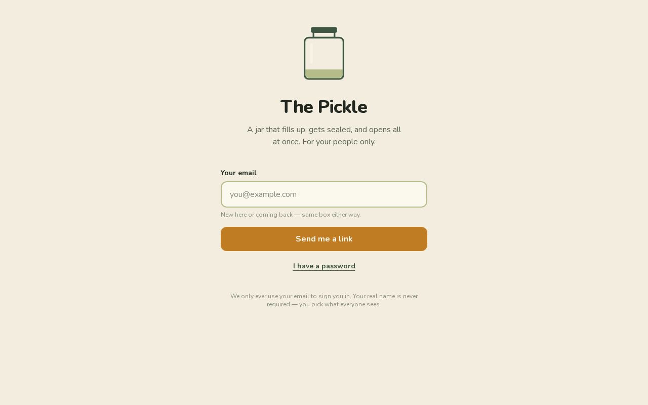 Preview of Creating the Pickle app.