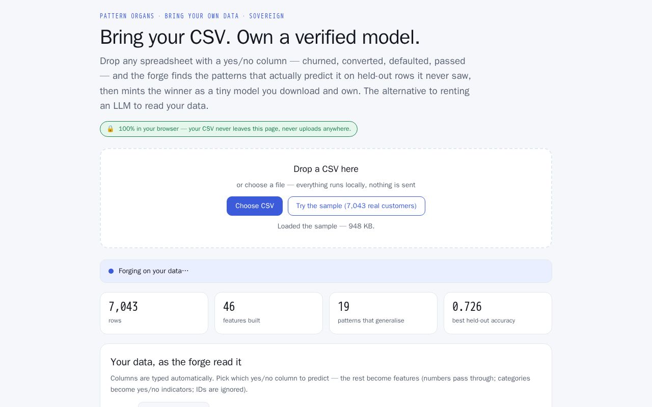 Preview of Csv Forge