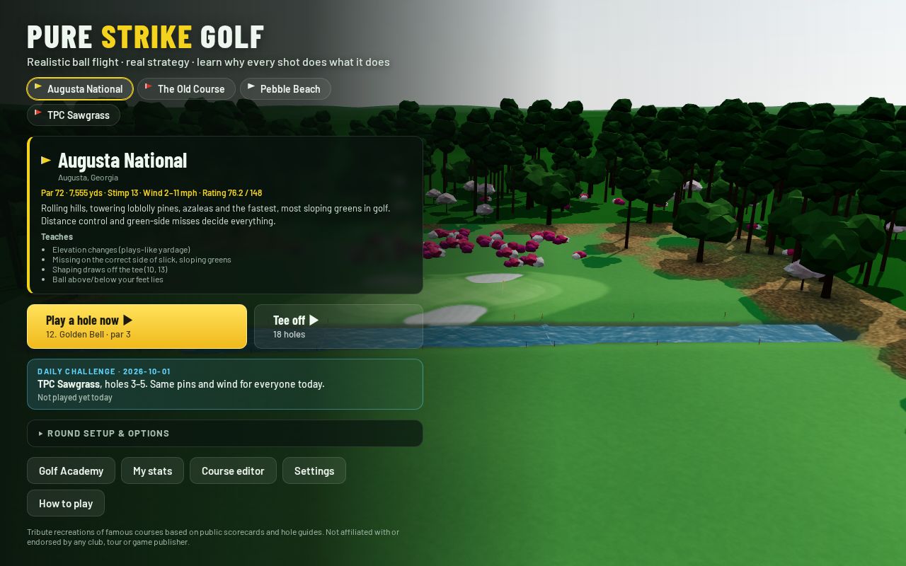 Preview of Pure Strike Golf