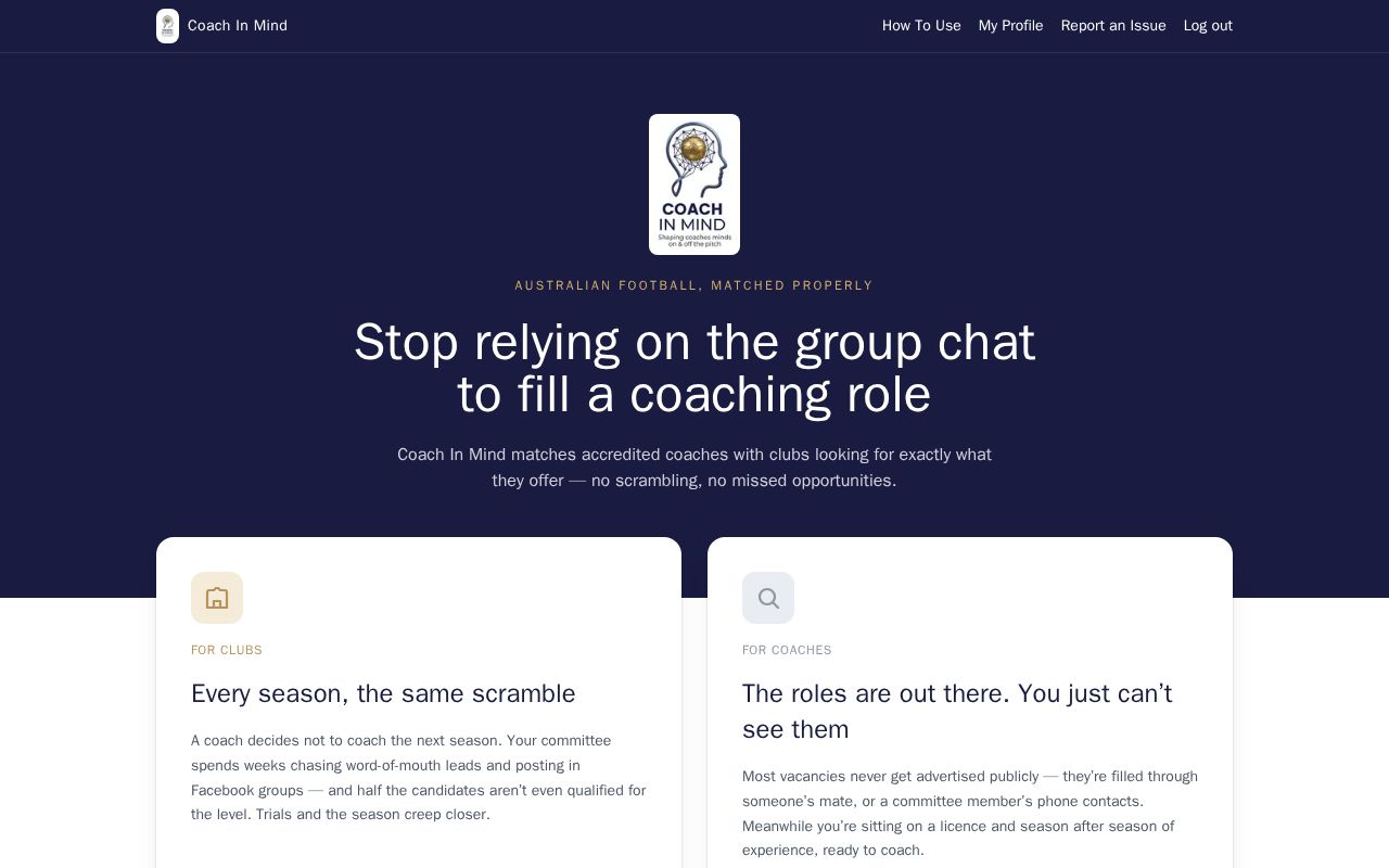 Preview of Coach In Mind