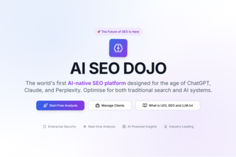Preview of AI SEO DOJO