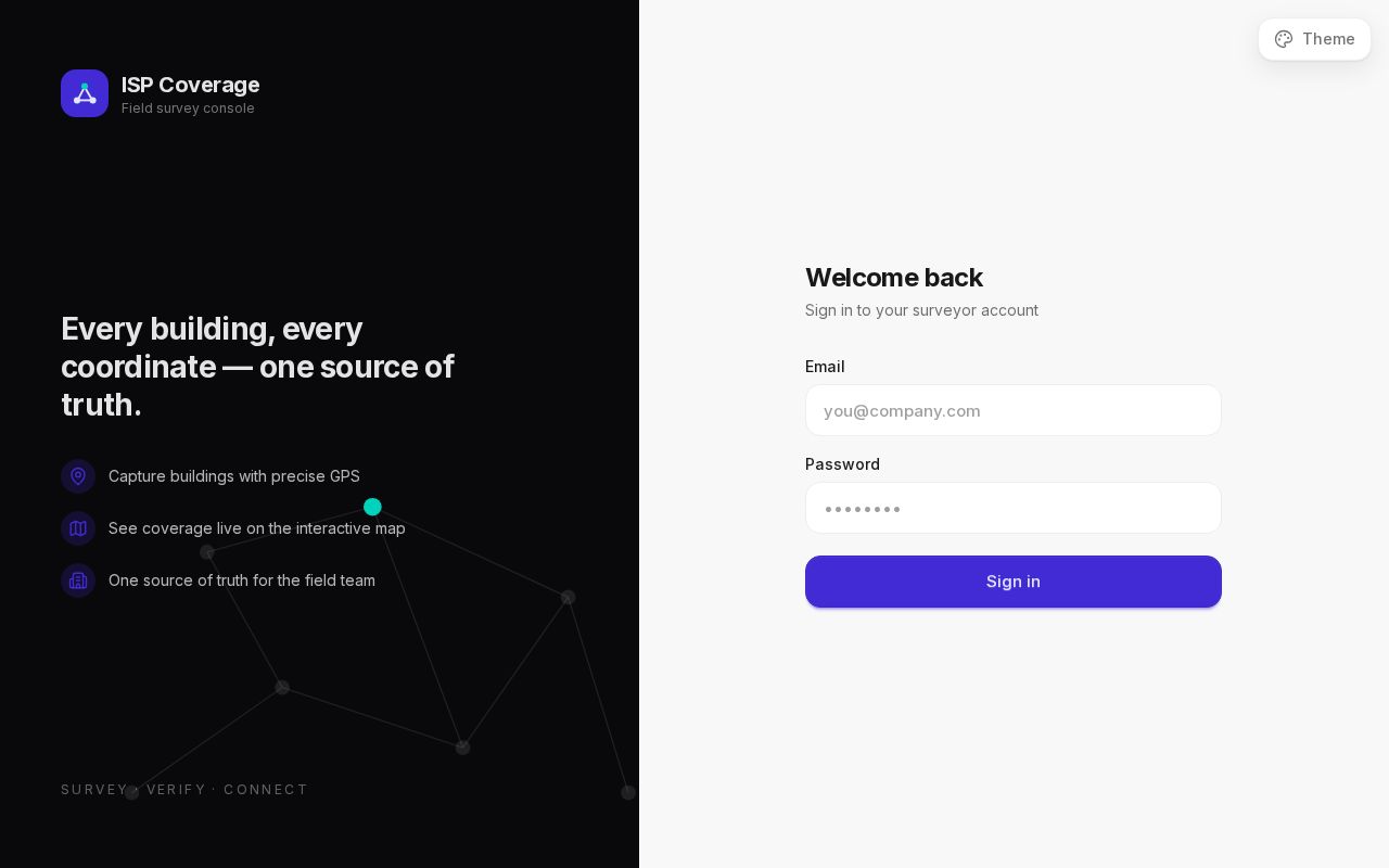Preview of Ethen Building Frontend