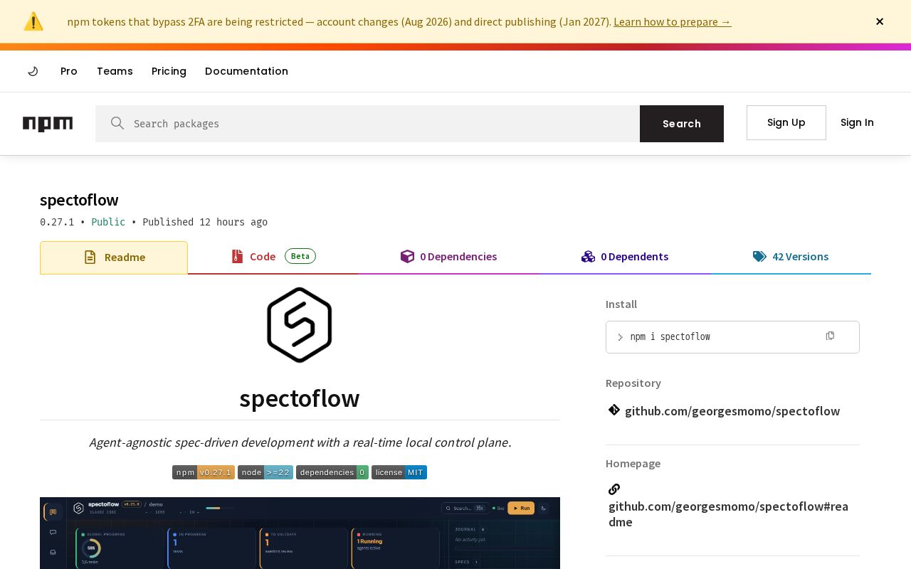 Preview of Spectoflow