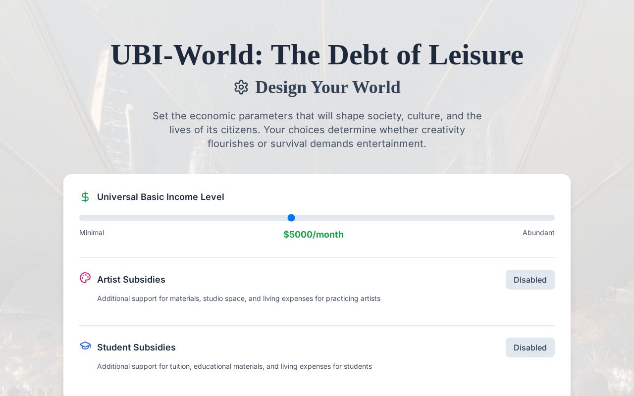 Preview of UBI-World
