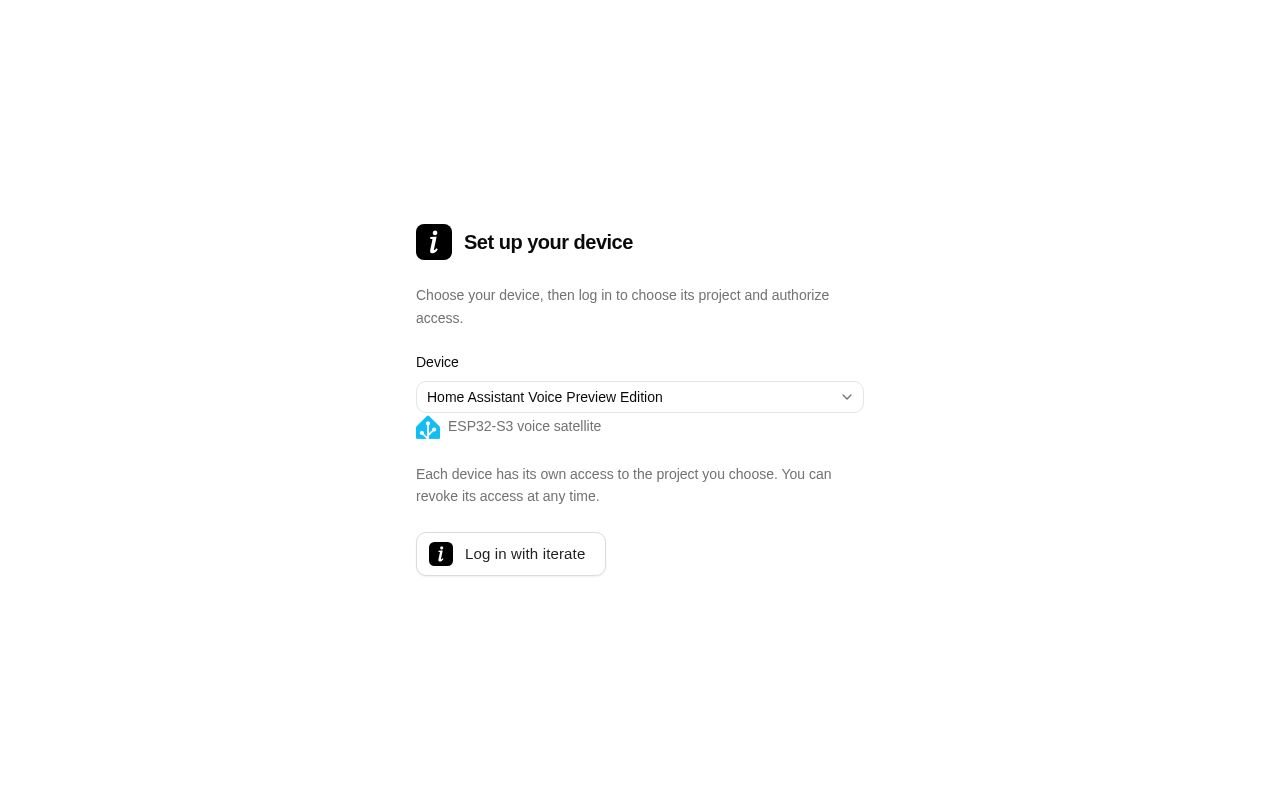 Preview of Choose your device