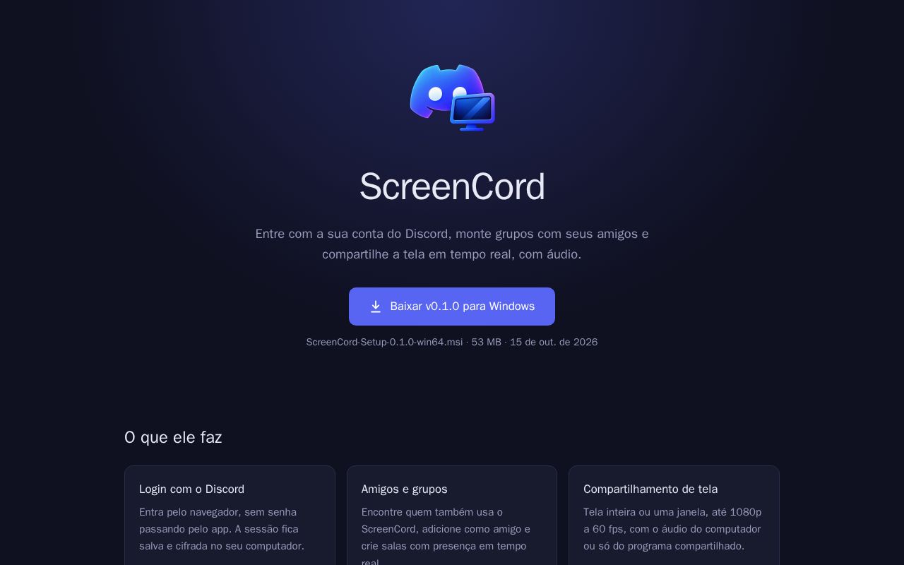 Preview of ScreenCord