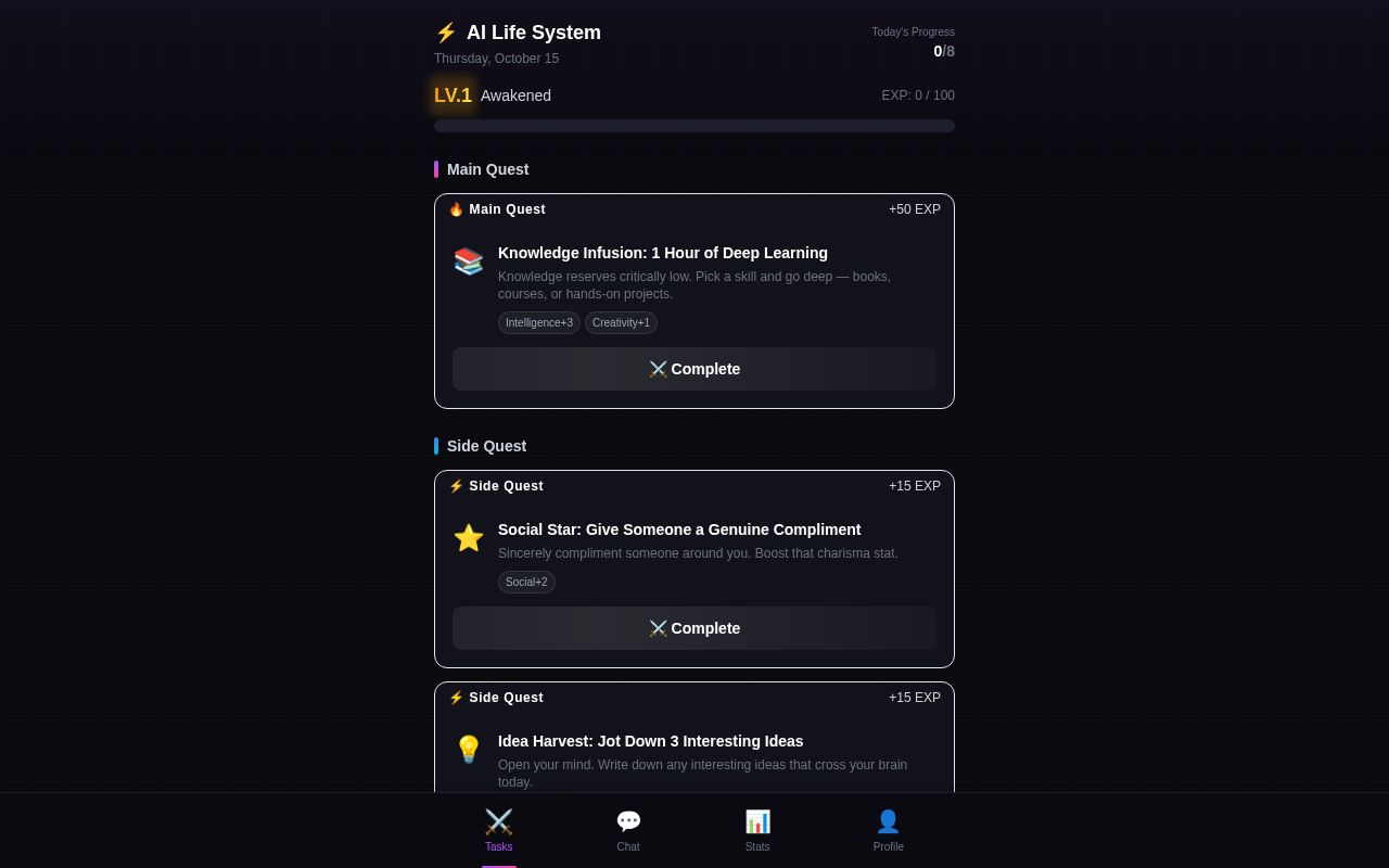 Preview of AI Life System