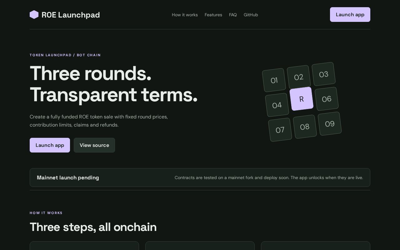 Preview of Roe Launchpad