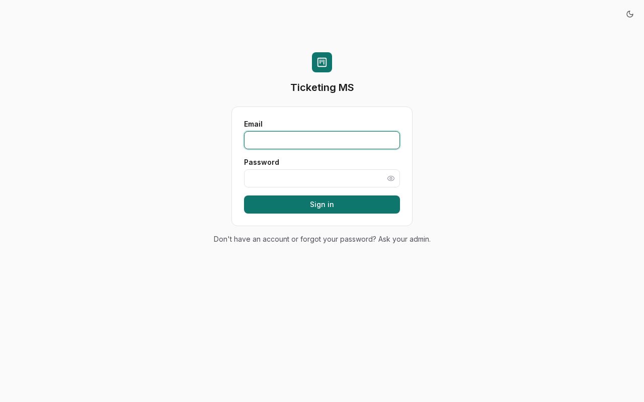 Preview of Ticketing