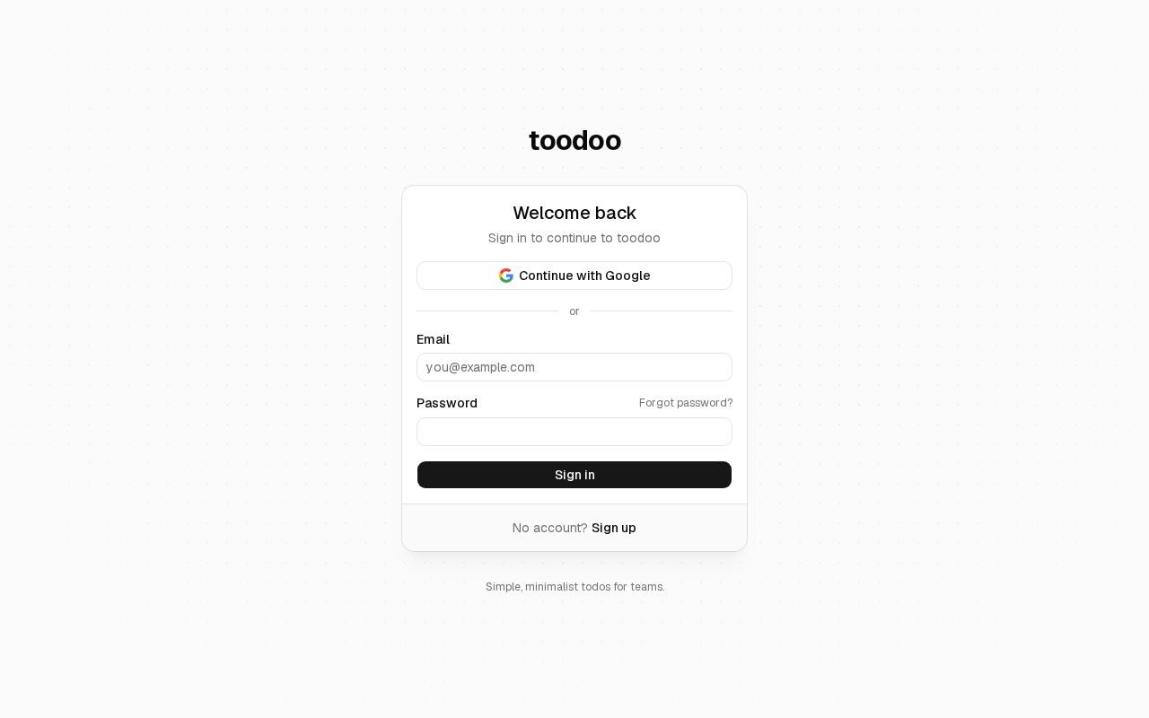Preview of Toodoo