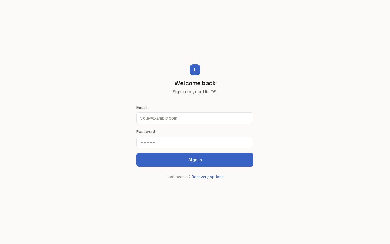 Preview of LIFE DASHBOARD