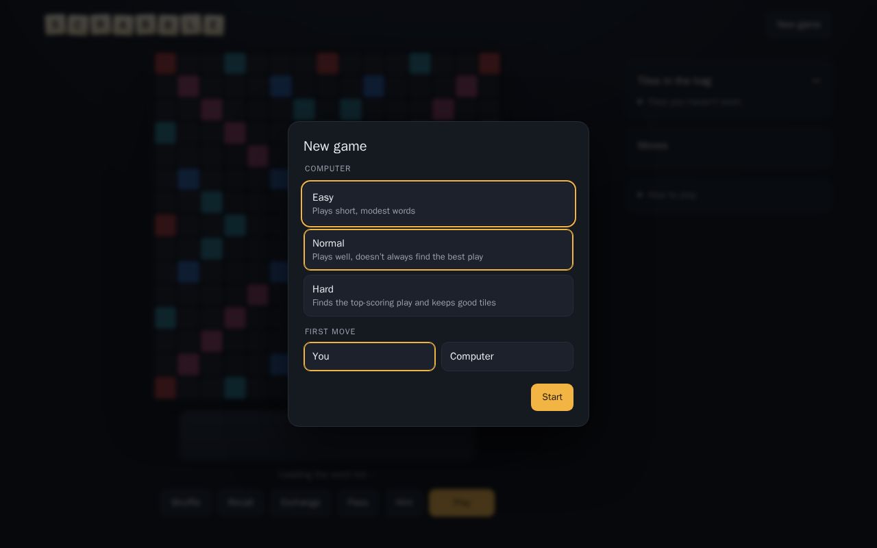 Preview of Scrabble